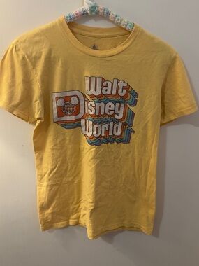 Disney Yellow Walt Disney World Retro Graphic Tee